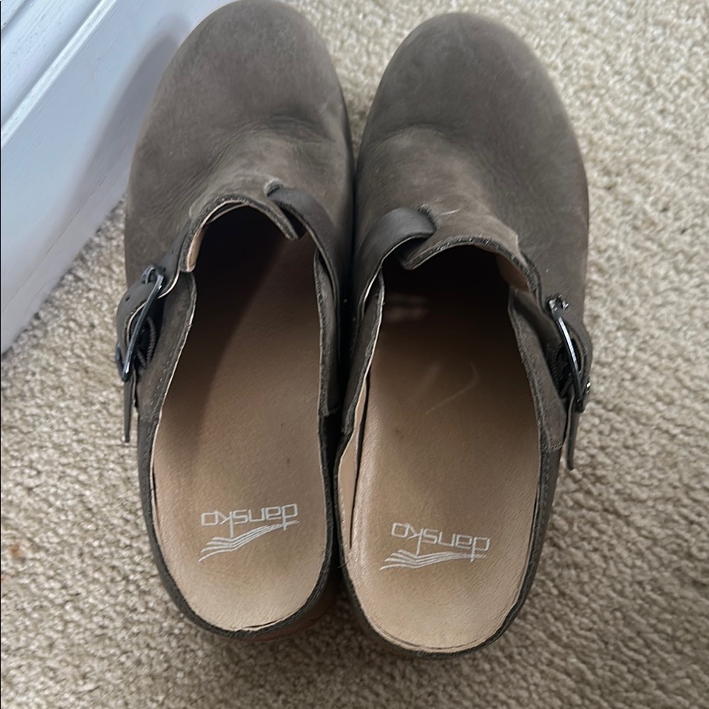 Dansko Brown Leather Clogs